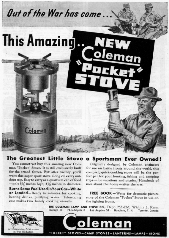 Coleman 530 A46( US Army GI Pocket Stove) - Scottish Mountain Heritage  Collection